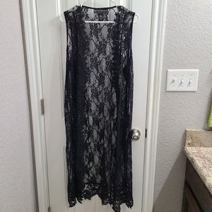 Lace Cardigan Sleeveless